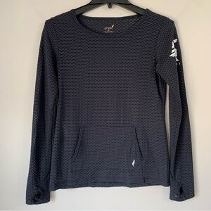 CYCLEBAR Pheel Long Sleeve Black Top Small